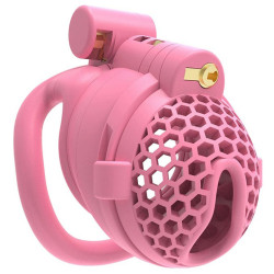 Cage avec des picots HOMBICK 6.5 x 3.2 cm de CockLock- Rose