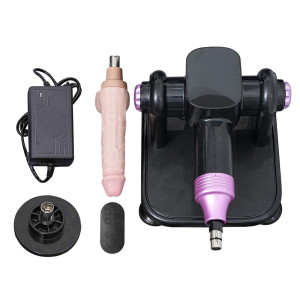 Fuck machine PLEASURE UP Noir-Violet 21 Rythmes