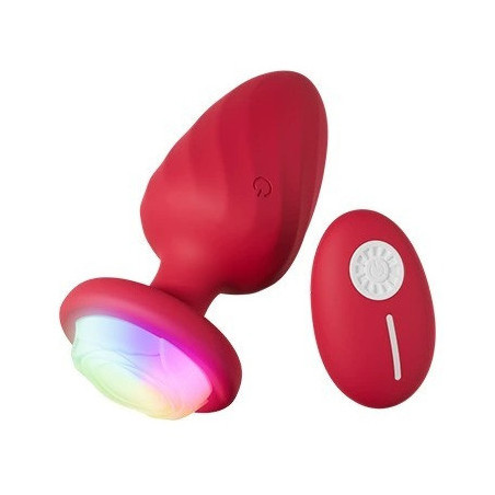 Plug vibrant et lumineux SUNOO 8.5 x 4 cm Rose