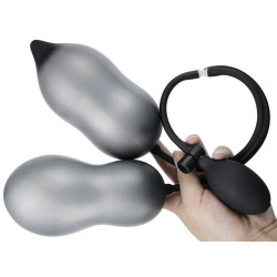 Double Plug gonflable DUALASS Silicone