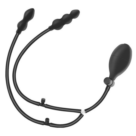 Double Plug gonflable DUALASS Silicone