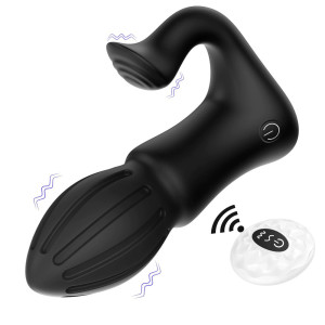 Plug Vibrant HANOW 7.5 x 2.9 cm - 7 Vibrations