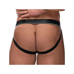 Jockstrap Résille Bordeaux RING & JOCK avec un Cockring 2
