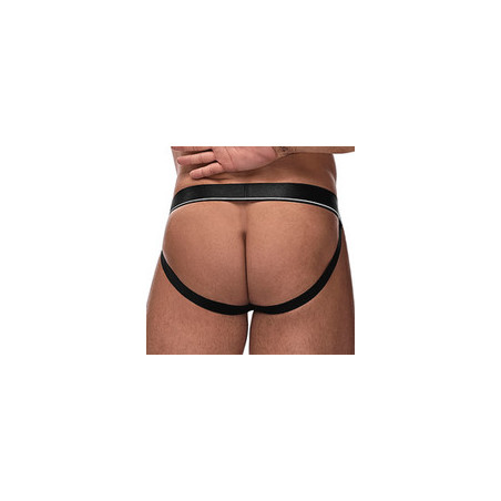 Jockstrap Résille Bordeaux RING & JOCK avec un Cockring