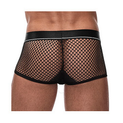 Boxer en résille RING & SHORT de Male Power - avec Cockring 2