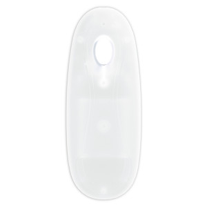 Gode Vibrant Lumineux LED NO VIBES 20 x 4.4cm Transparent