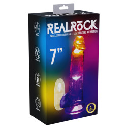 Gode Vibrant Lumineux LED VIBES 15 x 4cm Transparent 2