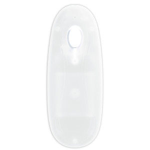 Gode Vibrant Lumineux LED NO VIBES 18 x 4cm Transparent