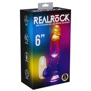 Gode Vibrant Lumineux LED VIBES 12.5 x 3.5cm Transparent