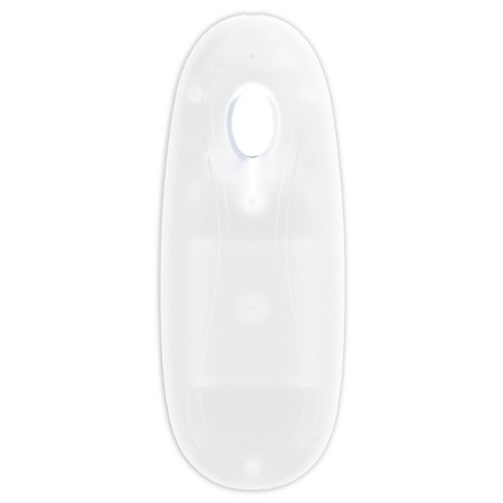 Gode Vibrant Lumineux LED NO VIBES 15 x 3.5cm Transparent