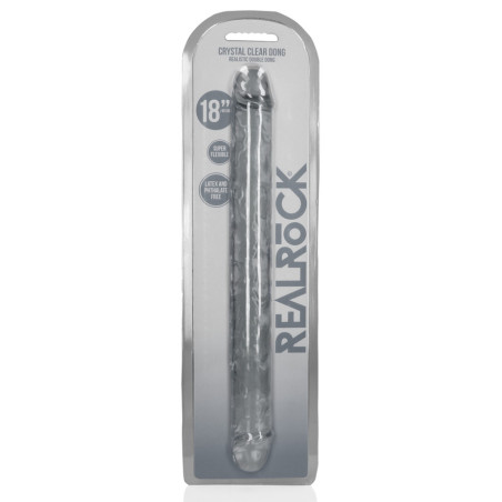 Double Gode CRYSTALDONG 45 x 4.3cm Transparent