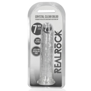 Gode Transparent CRYSTAL NONE 18 x 3.8cm