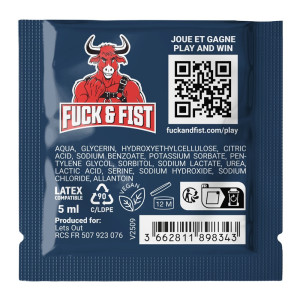 Dosette Lubrifiant FUCK & FIST WATER 5ml x50