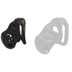 Cage de chasteté ALIAN S noire de 7 x 3.2 cm