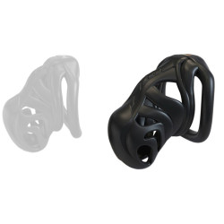Cage de chasteté ALIAN M Noire de 8 x 3.2 cm