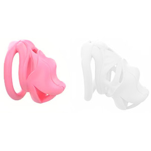 Cage de chasteté HIPTAM S Rose de 7 x 3.2 cm