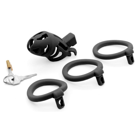 Cage de chasteté OLLIPS 9.5 x 3.5 cm Noire