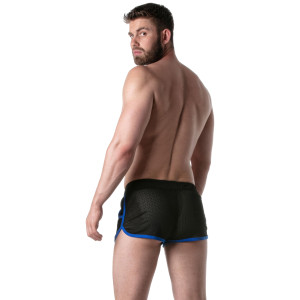 Short en mesh LOADED Noir-Bleu