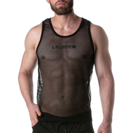 Débardeur en mesh TANK TOP Noir