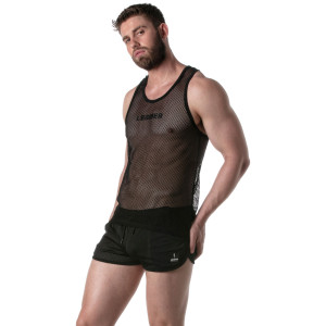 Débardeur en mesh TANK TOP Noir