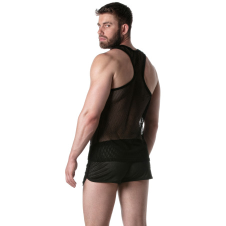 Débardeur en mesh TANK TOP Noir