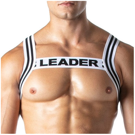 Harnais élastique LOADED Blanc-Noir