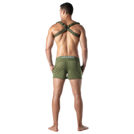 Short en mesh GI BOOTY Kaki
