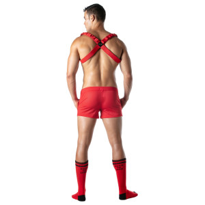 Short en mesh GI BOOTY Rouge