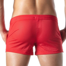 Short en mesh GI BOOTY Rouge 2