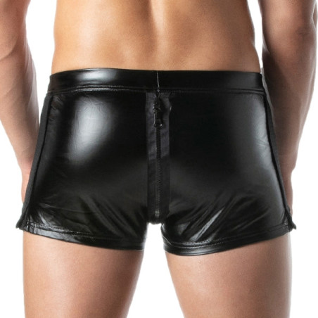 Short avec Zip BRUT Noir