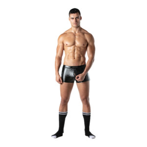Short avec Zip BRUT Noir
