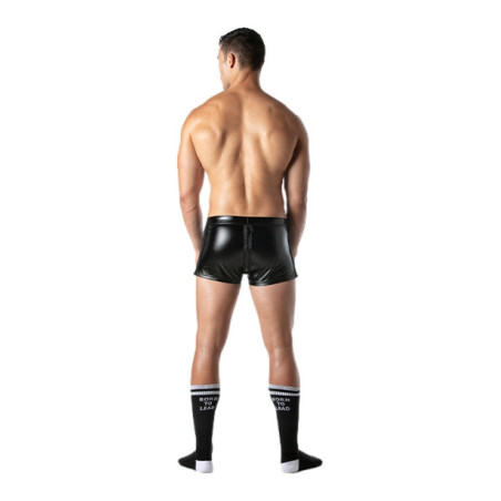 Short avec Zip BRUT Noir