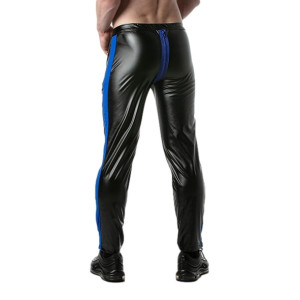 Pantalon avec Zip BRUT Noir-Bleu