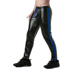 Pantalon avec Zip BRUT Noir-Bleu