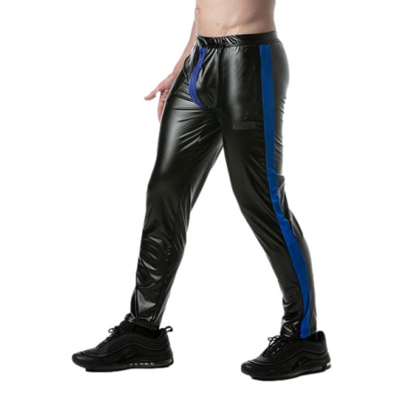 Pantalon avec Zip BRUT Noir-Bleu
