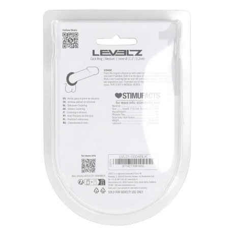 Cockring en silicone COCK LEVELZ 32 mm
