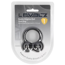 Cockring lesté DUO WEIGHT de Levelz 136 grammes 2