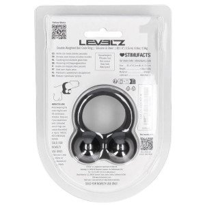Cockring lesté DUO WEIGHT de Levelz 136 grammes