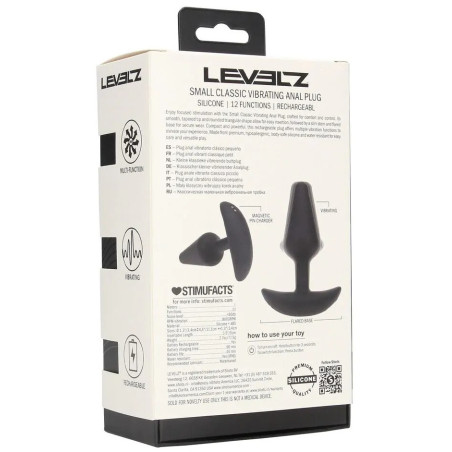 Plug anal Vibrant CLASSIC VIBE S de Levelz 9 x 3.3 cm