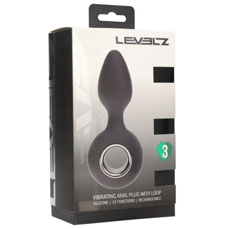 Plug anal Vibrant LOOP de Levelz avec 12 Vibrations