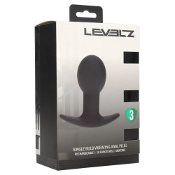 Plug anal Vibrant SINGLE BULB de Levelz 7.5 x 4.2 cm 2