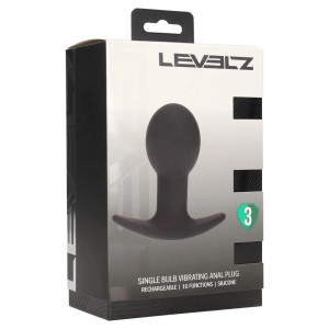 Plug anal Vibrant SINGLE BULB de Levelz 7.5 x 4.2 cm