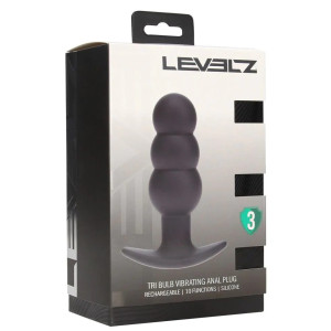 Plug anal Vibrant TRIBULB de Levelz 11 x 4.4 cm