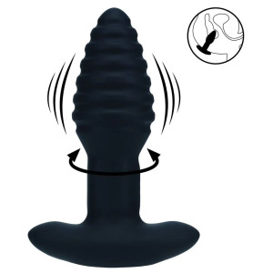 Plug vibrant ROTATE RIBBED de Levelz  10.5 x 3.9 cm