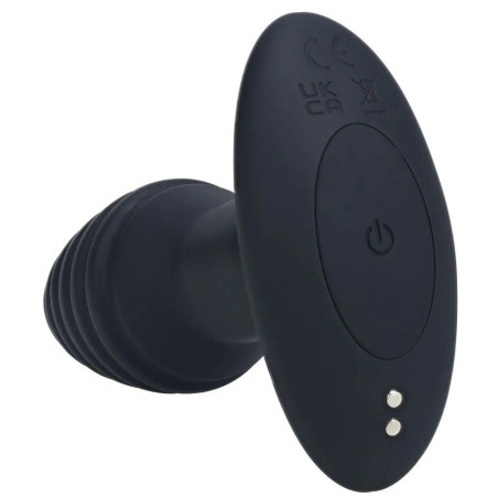 Plug vibrant ROTATE RIBBED de Levelz  10.5 x 3.9 cm