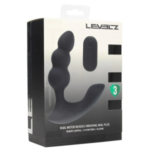 Stimulateur prostatique DUALEEZ 10 x 3.6 cm de Levelz