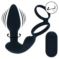 Ballstretcher Plug vibrant DUAL VIBE 8 modes de Levelz
