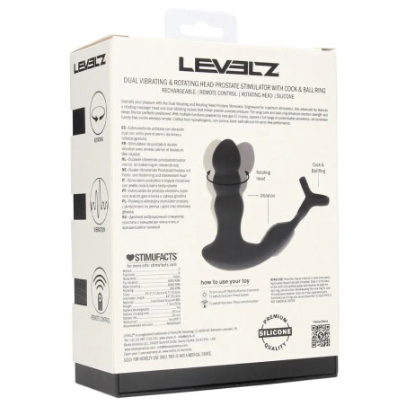 Plug prostatique et Ballstretcher ROTATEEZ de Levelz