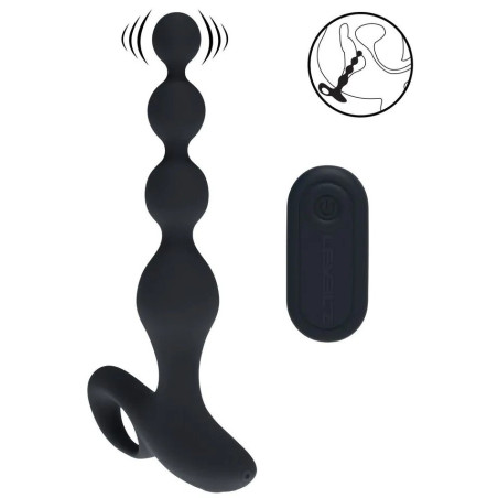 Chapelet anal vibrant BEADEEZ de Levelz 16 x 3.5 cm