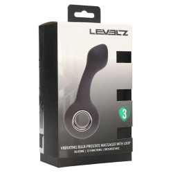 Plug prostatique vibrant LOOPEEZ 9 x 3.4 cm de Levelz 2